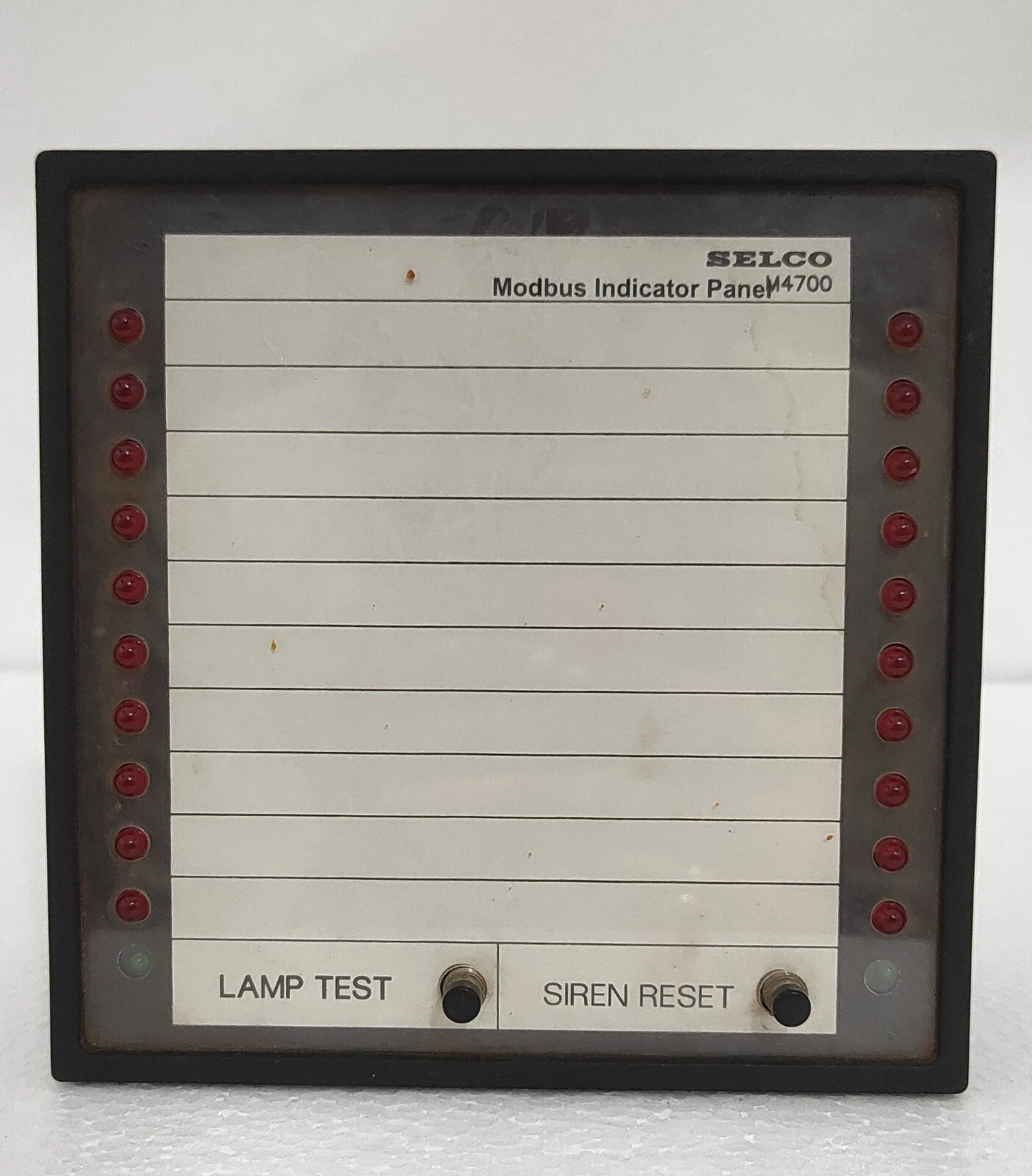 Selco Modbus Indicator Panel M4700-80 Engine Alarm Indicator